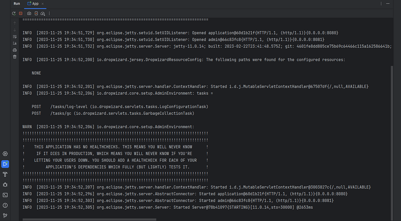 Terminal O/P