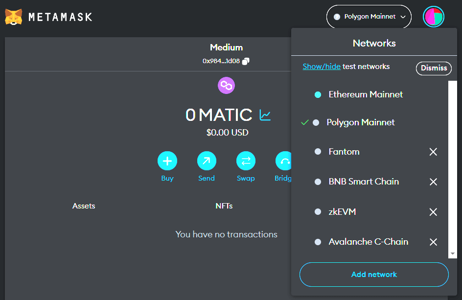 Metamask Wallet