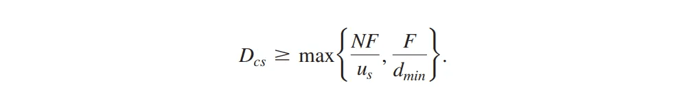 Formula for distribution time in client-server