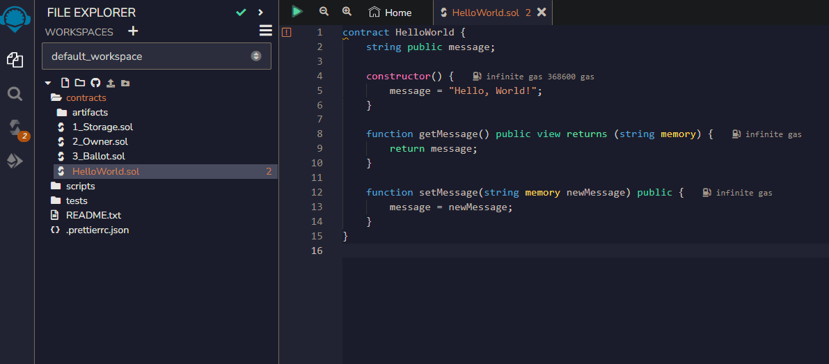 Remix Copy and Paste Hello World Content